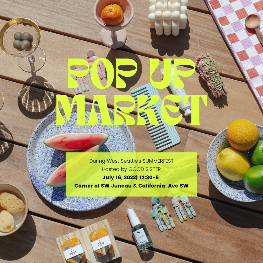 Sidewalk Pop Up Market! SATURDAY, July 16